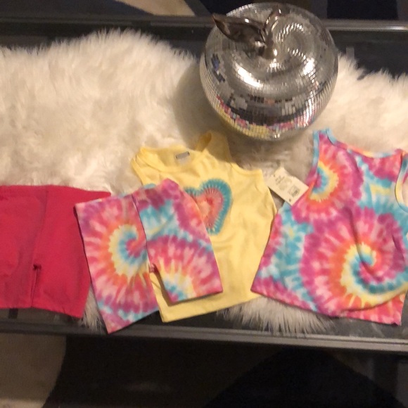 Girls 4 piece summer shorts set - Picture 3 of 4